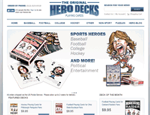 Tablet Screenshot of herodecks.com
